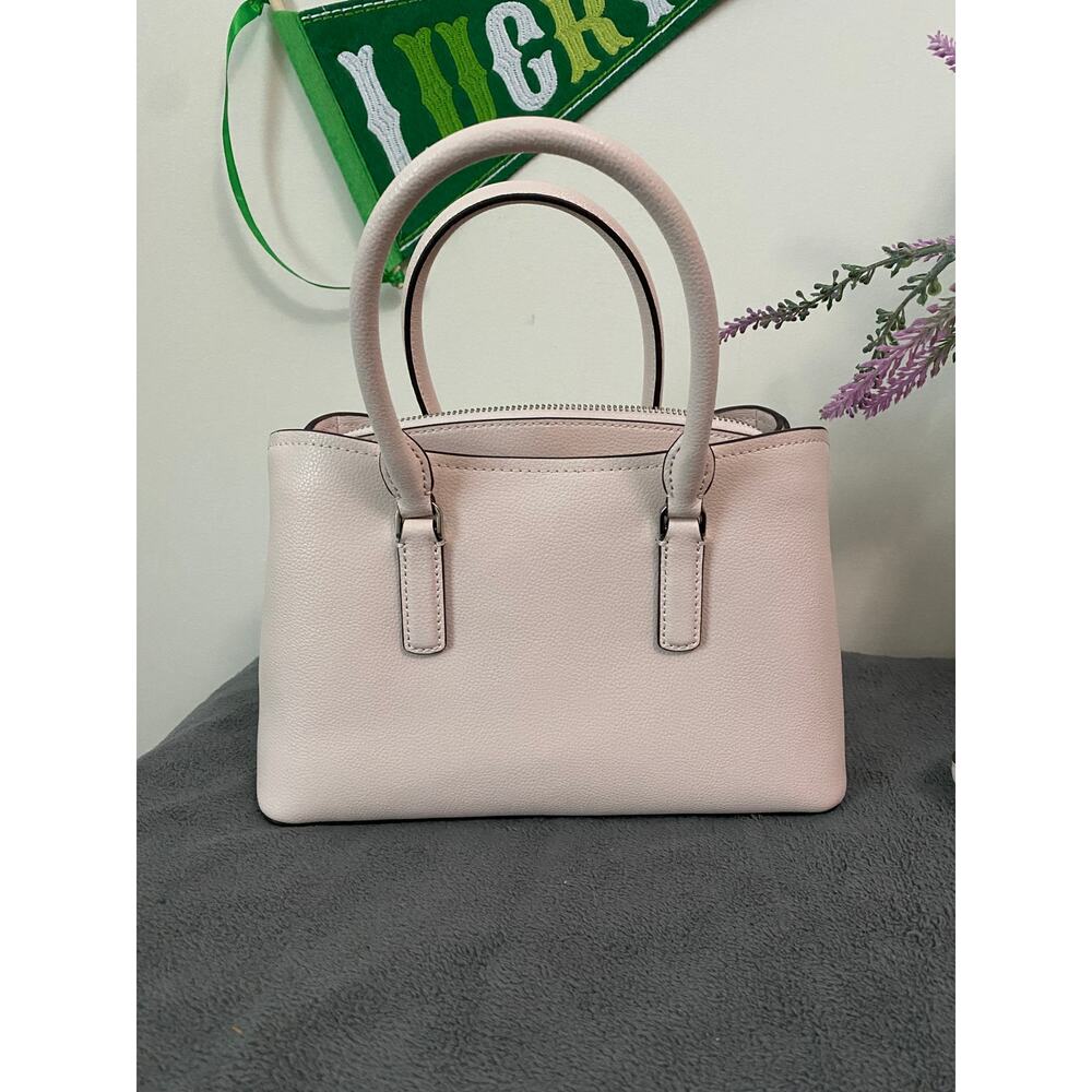 NWT Kate Spade Thompson St small satchel with floral appliqué - Picture 3 of 5